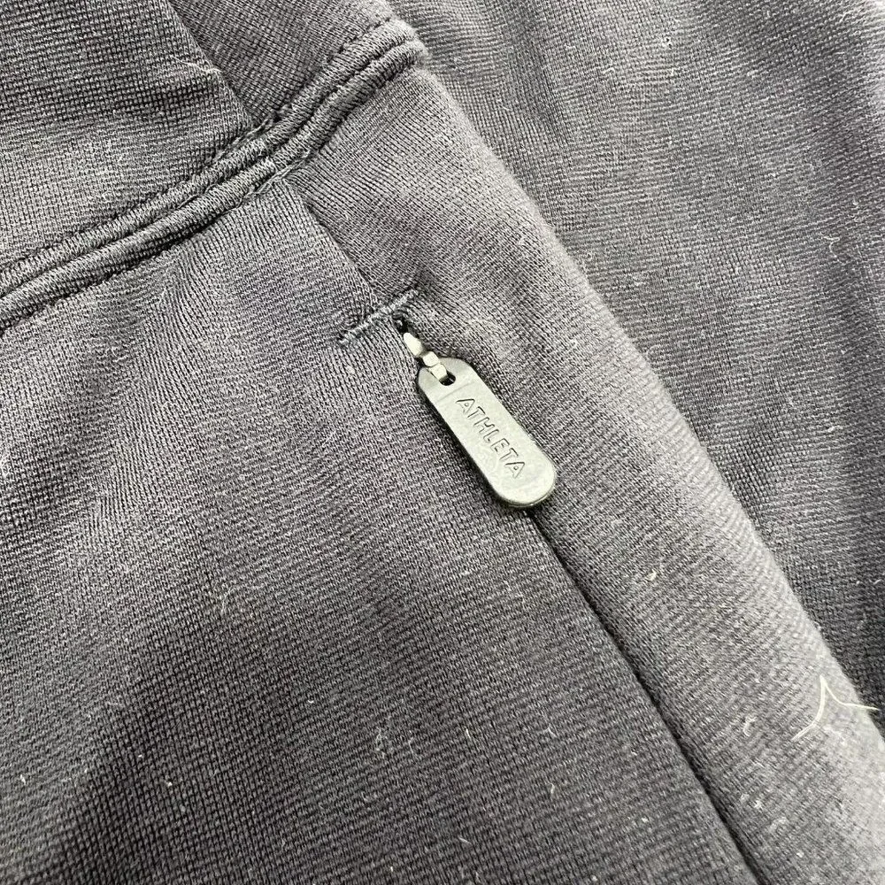 Athleta Eastbound High-Rise Straight Leg Pant Minimalistic Black 2 - Picture 3 of 5